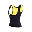 Slimming top for trening   Gul