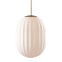 Bright Modeco+ Pendel Opal/ Messing/ Kremhvit ledning