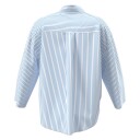 Calvin Klein Relaxed Poplin Ss Shirt Blue L