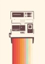 Instant Camera Rainbow Poster Plakat / 30x40cm