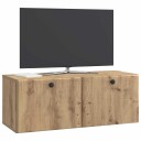 Vegghengt TV skap 78,5 x 31 x 30 cm Artisan eik Konstruert tre
