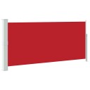 vidaXL Uttrekkbar sidemarkise 140 x 300 cm rød