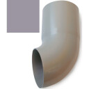 Plastmo vanntut, Ø75mm, grå gray
