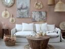 Chic Antique Malo Sofa i lin med 5 puter fra Chic Antique 