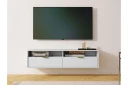 Kanon TV-benk 140 cm - Hvit