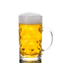  Ølkrus med håndtak glass 6 stk 1000 ml