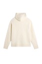 J. Lindeberg Savio Cable Knit Hoodie   Cream   L