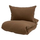 Mio Musselin Sengesett Turiform Rustbrun 140x200