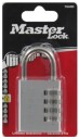 HENGELÅS 7640EURD ALUMINIUM 40mm 4  m/KODE 5 PINS MASTERLOCK SV PN B