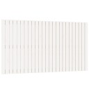  Veggmontert sengegavl hvit 159,5x3x90 cm heltre furu