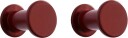 HAY Bolt krok 2-pakning ? 2,8 cm Red