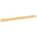  Markise Valance for 2,5 m ramme Gul og Hvit 2,3x0,2 m