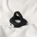 Sinful Triple Function Oppladbar Vibrerende Penisring     - Svart