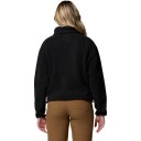 Columbia W Helvetia II Cropped Half Snap Fleece Black