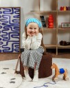 Wigiwama Pouffe Teddy   Brown   39.5X 39.5X 25CM