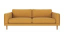Rowico Home Braden 3 seters sofa Gul Brenda 68 Eikben