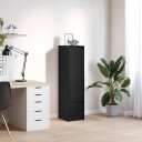 Høybord svart eik 29,5x34x119,5 cm konstruert tre