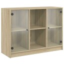  Skjenk sonoma eik 102x37x75,5 cm konstruert tre