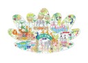 FLOSS & ROCK Jungle 80pc "Leaf" Shaped Jigsaw with Shaped Box  38P3434