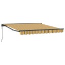  Innvendbar Markise Marin Blå 300x250 cm Stoff og Metall