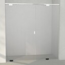 INR Iconic Nordic Rooms Dusjnisje Epic 4 Måltilpasset Krom / - Venstre Bronse Glass
