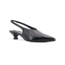 ALOHAS Eros Black Leather Pumps - Black - 37