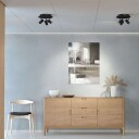 Belid Cato Triospot Taklampe Mat Svart/Matt Svart