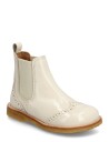 ANGULUS Booties Flat With Elastic Cream 26