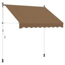 vidaXL Manuell utskiftbar markise Beige 150 cm