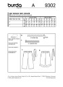 Burda 9302 - Bukser og Kulotter EUR: 116-146, US: 6-11
