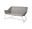 Cane-line Breeze 2-seters sofa Taupe Brun