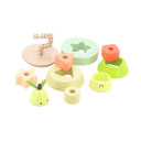Vilac Stacking Pear 10 Pcs Green ONE SIZE
