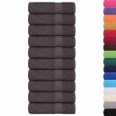  Badehåndklær FROGN 10 stk antrasitt 100x150 cm 360 gsm