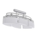 vidaXL Taklampe med ellipseformede glasskjermer 4 stk E14