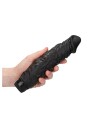 Shots Toys: Realistic Multispeed Vibrator, 23 cm, svart