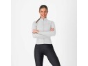 Castelli Sfida 3 langermet sykkeltrøye silver gray dame