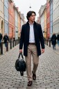 Jack & Jones   Frakk Jjemelton Wool Blend   Grå