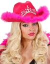 Widmann Rosa Cowboyhatt med Tiara Hodeplagg