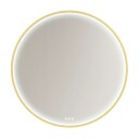 Dansani Moon rammespeil, Ø90 cm, messing