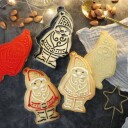 Scrapcooking Utstikker Med Embosser Julenisse 