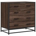  Kommode brun eik 70x41x70 cm konstruert tre 8721102841422