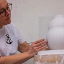 Porsgrund Bølge Strå Vase 20 cm