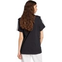 adidas 3 Stripes BF T skjorte Dame Svart L