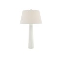 Fluted Spire bordslampa vit