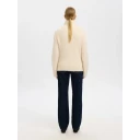 Selected Femme Dame Strikkevarer Beige L,