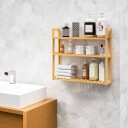 Oppbevaringshylle i bambus 54x60x15cm