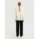 Selected Slfiris Relaxed Ls Shirt B - Cream - 34