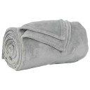 vidaXL Kastteppe Grå 150 x 200 cm Fleece