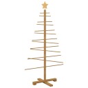  Trekjuletrær med stativ Brun 125 cm Bambus