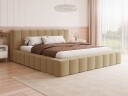 Orvinel Sengeramme 140x200 cm med Oppbevaring   Mørk beige